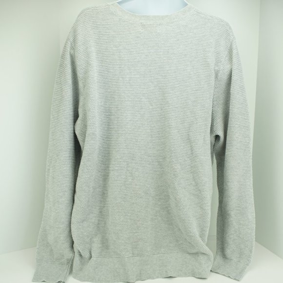 NEW Goodfellow & Co Men's Grey Crew Neck Long Sleeve Knit Sweater Size XXL - Picture 3 of 5